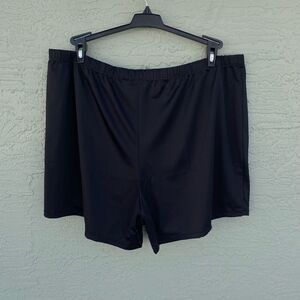 Swim 365 Black Swim Shorts NWOT Sz 26W